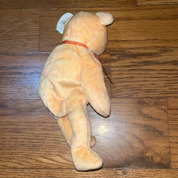 2000 Ty Beanie Babies "Sunny" The Orange E-Bear 8" Plush retired with errors - Picture 4 of 12